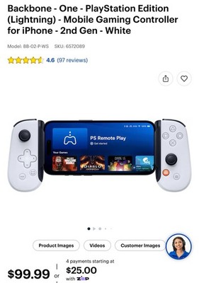 Backbone One PlayStation Edition for iPhone Lightning (2nd Generation)