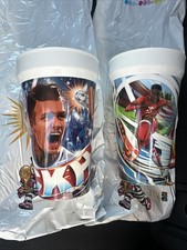 2x 2026 McDonald's Fifa World Cup Adult Happy Meal CUP David Beckham Davies