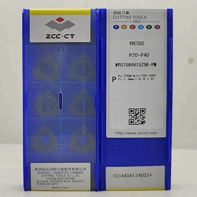 10pcs WPGT080615ZSR-PM YBC302 ZCC.CT Tools CNC blade Carbide Inserts Original