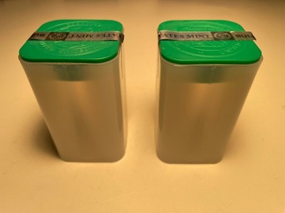 2 LIGHTLY USED GENUINE US MINT SILVER EAGLE TUBES GREEN *No Coins* STORAGE TUBES