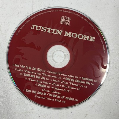 Justin Moore   Justin Moore CD 2009 Enhanced Country The Valory Music Co.