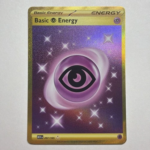 Pokémon Basic Psychic Energy Scarlet & Violet-151 207/165 Holo Hyper Rare Nice!
