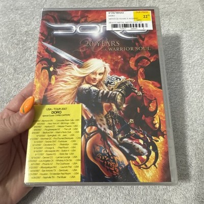 NEW*** Doro - 20 Years A Warrior Soul (DVD, 2007, 2-Disc Set) SEALED !!