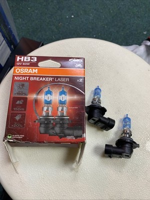 OSRAM Night Breaker Laser HB3 +150% Halogen Light 9005-2HB 12V 60W - 2pcs
