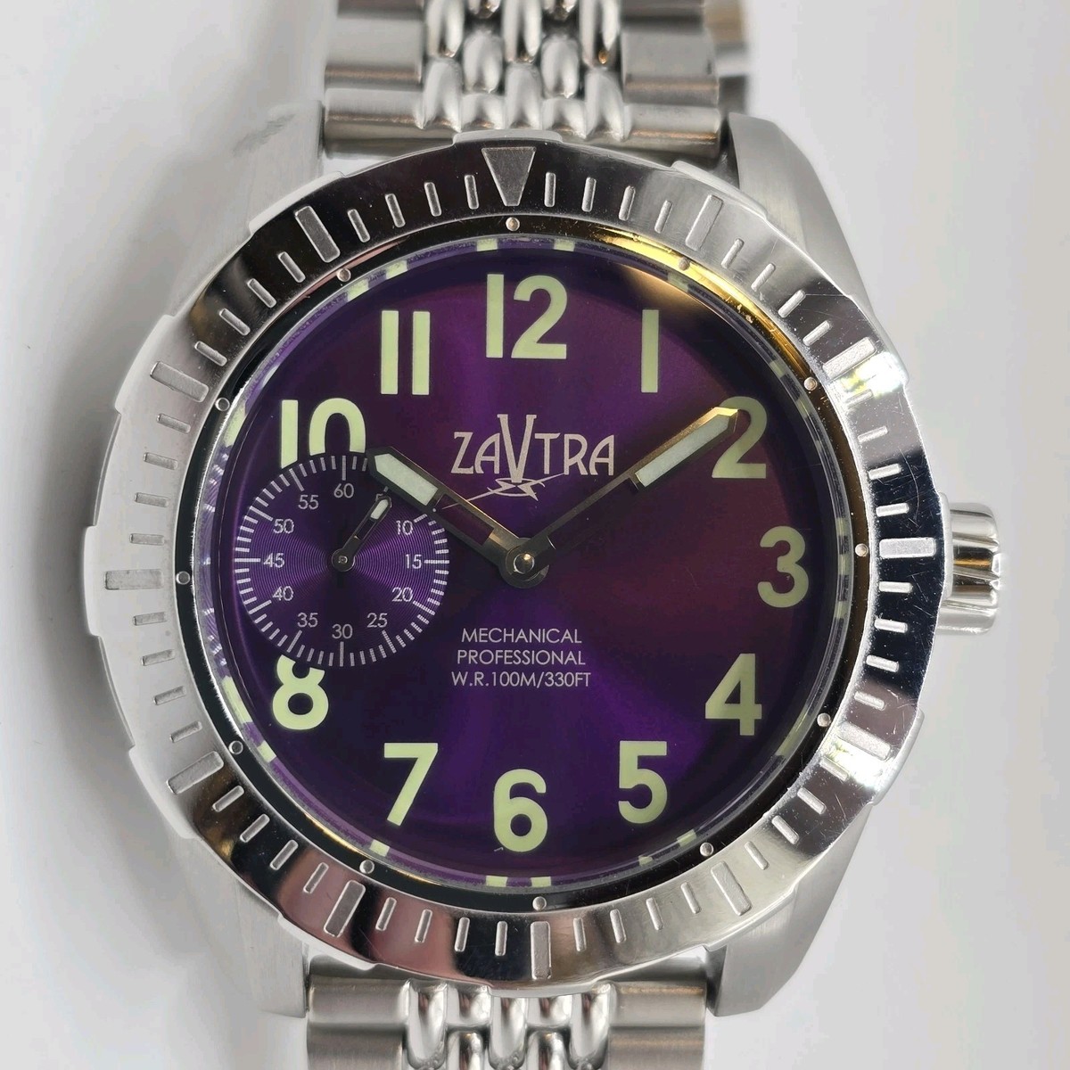 Zavtra ZT-002 Mechanical Watch Men's 48mm Purple Dial | eBay