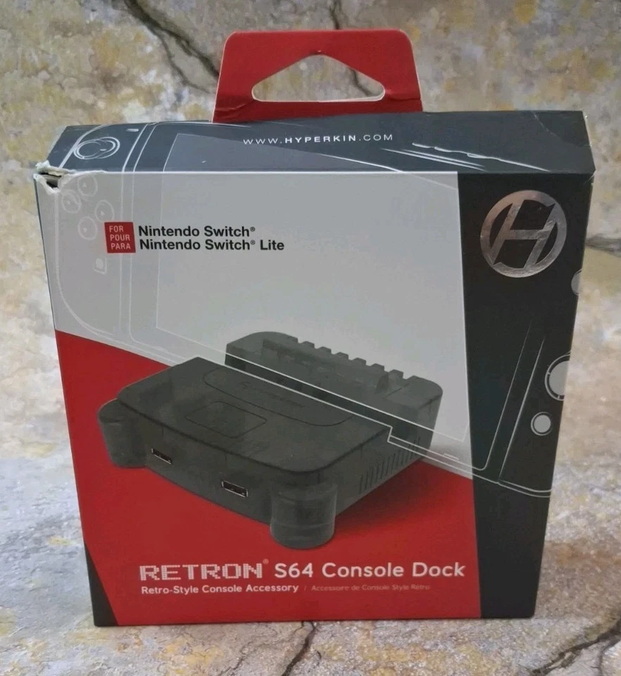 Hyperkin RetroN S64 Dock (Smoke Gray) - Nintendo Switch / Switch Lite *SEE DESC* - Image 2 of 4