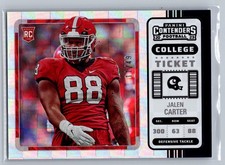 Jalen Carter 2023 Contenders Draft Picks Rookie College Ticket Purple /49 #21
