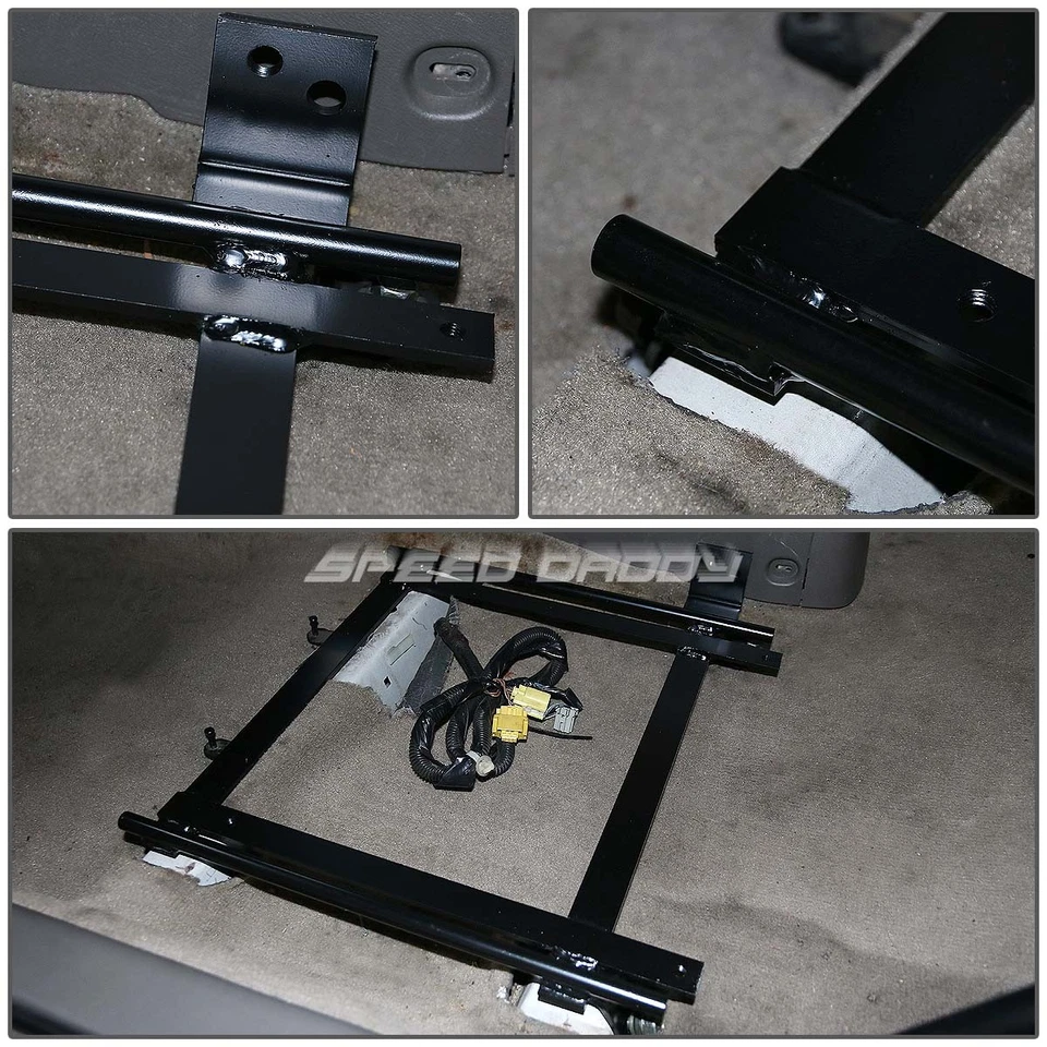 2X SOPORTES DE MONTAJE DE ASIENTO/ASIENTOS DE CARRERAS EXTENSIBLES/CARRIL DE SOPORTE PARA 02-06 ACURA RSX DC5 Foto 2 de 4