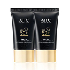 AHC Masters Aqua Rich Sun Cream 50mL x 2ea Duo Set New packaging 