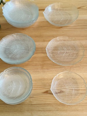 18 Teile 6 Personen Arcoroc Luminarc Tiefe- Flache- & Dessertteller Aspen Blatt