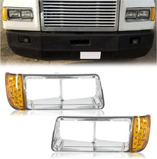 Headlight Bezel W/Led with 1989-2002 Freightliner FLD120 Turn Signal Light Lamp