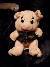 Vintage Rachet The Pig 1997 Harley-Davidson Bean Bag Plush NWT