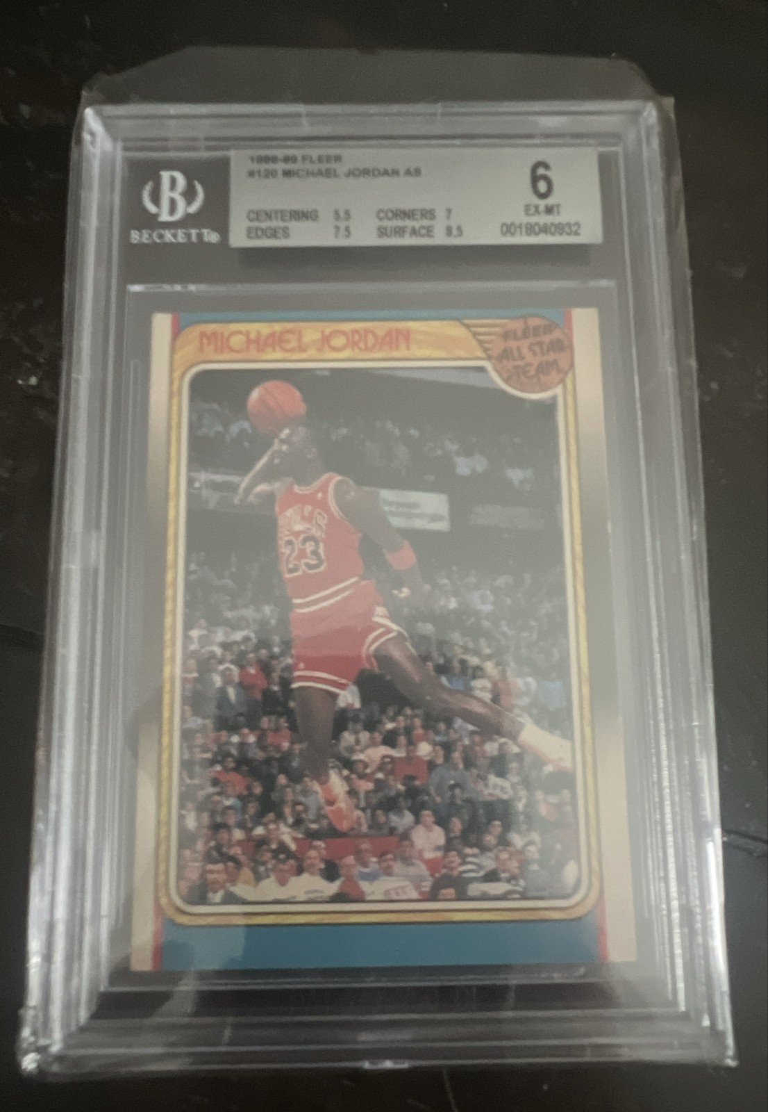 1988-89 Fleer - Fleer All Star Team Michael Jordan #120