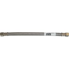 Do it Best 3/8 In. C x 3/8 In. C x 24 In. L. Braided Stainless Steel Faucet