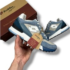 Lotto Leggenda Tokyo Ginza Sneakers Men US 9 EU 42 Blue Suede New BNIB