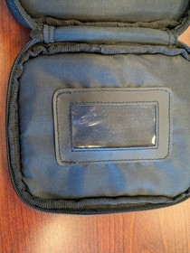 Nec CD Carrying Case Wallet TurboGrafx Leather Black 