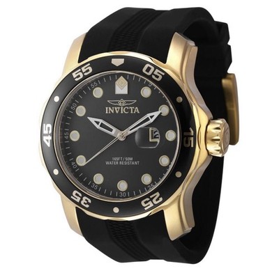 Invicta Pro Diver 45736 | 48mm | Black/Gold | NIB