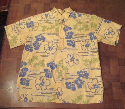 Reyn Spooner Phil Edwards floral button-front Hawaiian-made shirt LARGE
