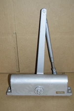 Vintage! International Silver Finish Surface Mount Door Closer
