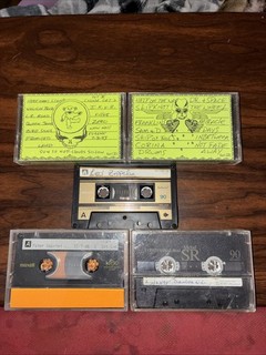Vintage Live Concert Cassette Lot 5 Grateful Dead Gabriel Zeppelin Maxell Tapes