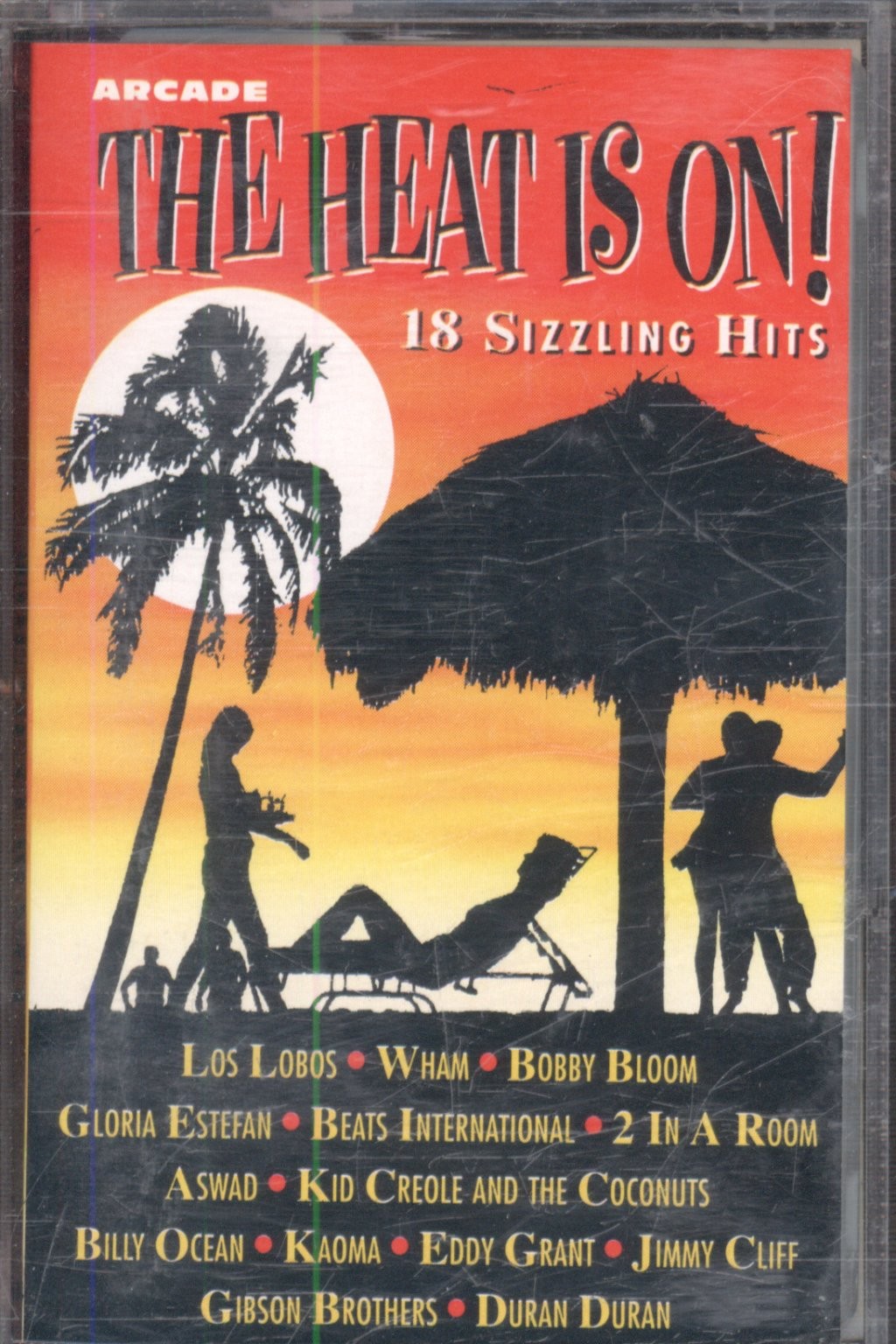 Various Artists Heat Is On Cassette cassette UK Arcade 1991 compilation cassette