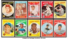 1959 Topps Baseball You Pick  -Complete Your Set -PRICING BASED ON CONDITION