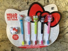 Hello Kitty and Friends Toothbrush Collection  Travel Cover, 5 Count