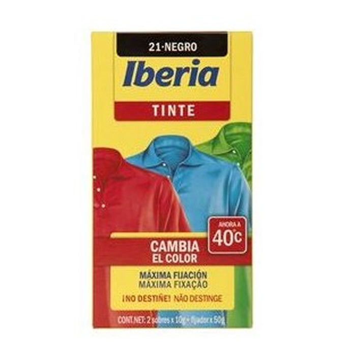 Iberia Clothes Dye Black Nº21