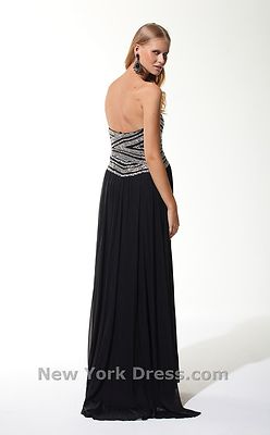 Terani p1513 Black/Silver Size 12 Special Occasion-Prom-Homecoming-Military  Ball | eBay UK