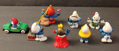 7x Estatuillas de PVC de Colección Schleich Pitufos Peyo Años 70 / 80 y Ertle Diecast Car - Imagen 4 de 10
