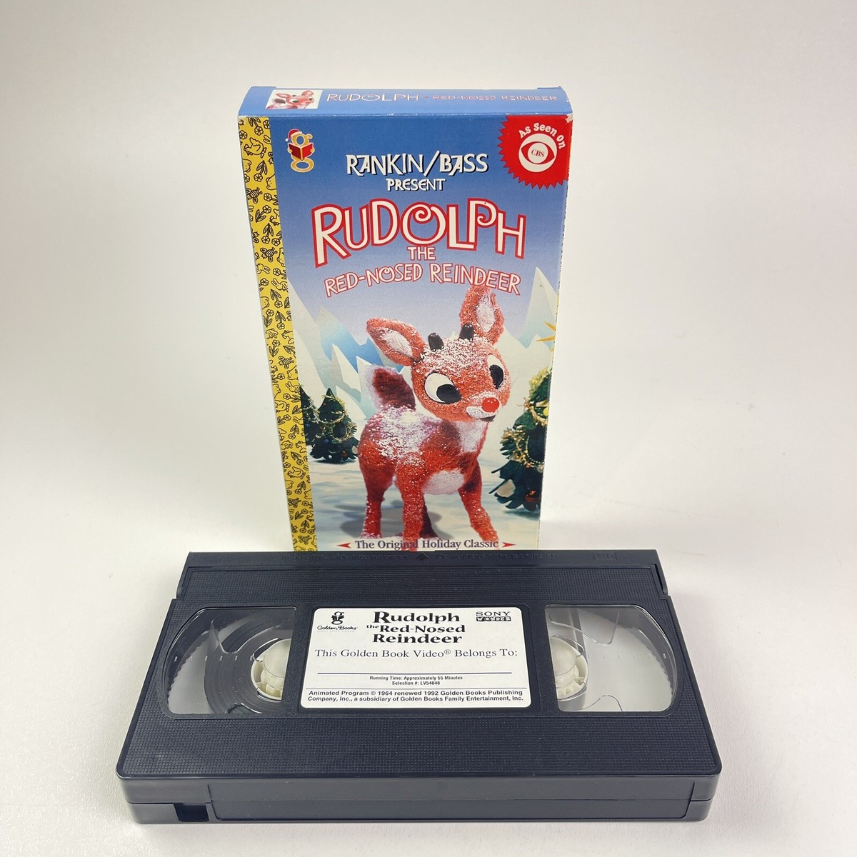 Rudolph The Red Nosed Reindeer Rankin Bass VHS Movie Christmas