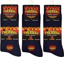 Mens Thermal Socks 6-11 3-6 Pairs Extra Warmth Work Socks Outdoor Thick Thermal