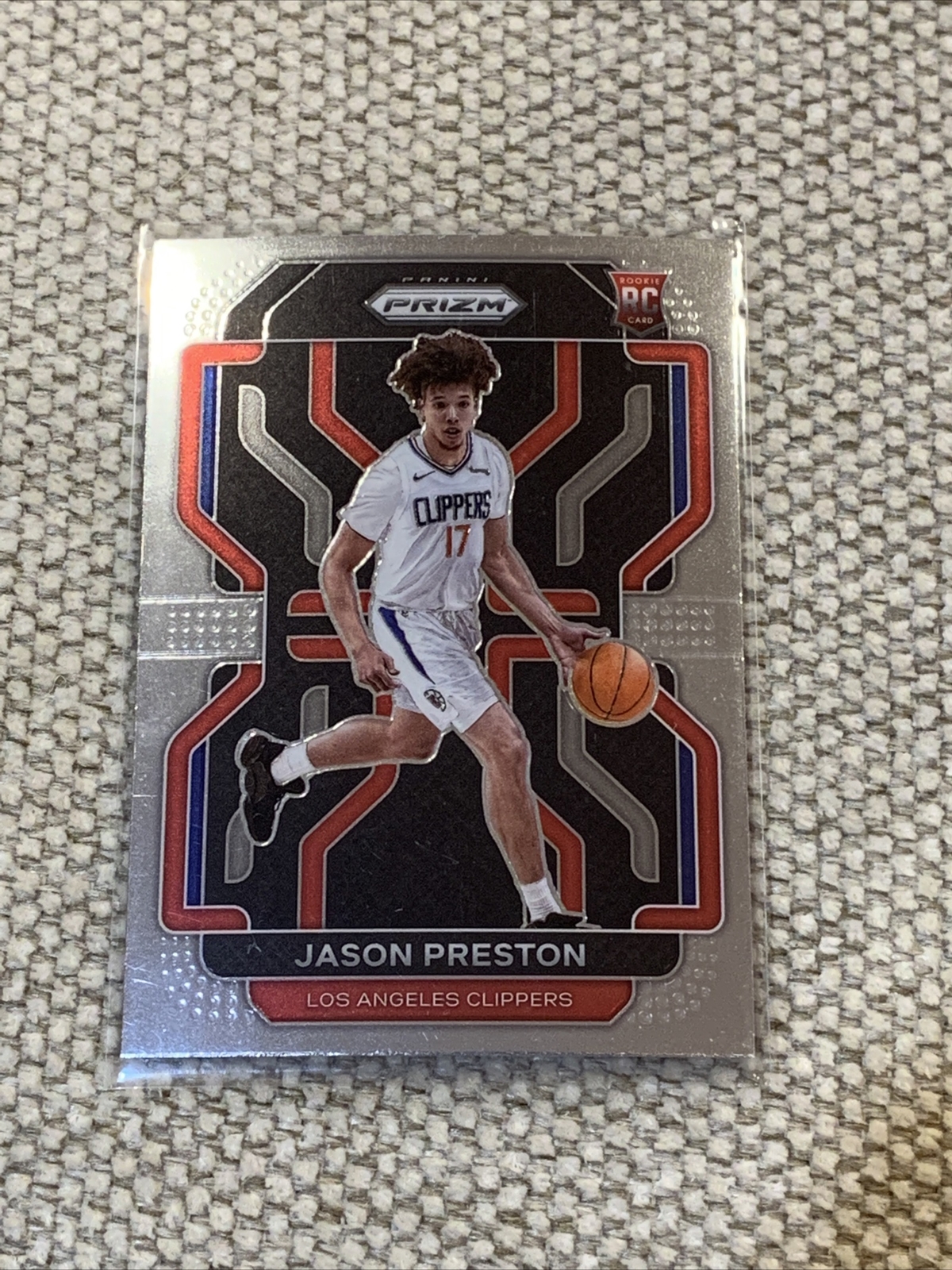2021-22 Panini Prizm #327 Jason Preston Los Angeles Clippers Rookie