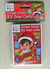 New Sealed Deluxe Jumbo Elf Snap Cards Game Age 3+ Christmas PC251