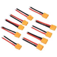 5 Pairs XT60 Plug Connector Female and Male with 14AWG Silicon Wire for RC Lipo