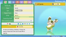 Shiny Spinda 6IVs Pokemon BDSP