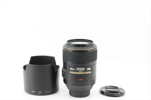 Nikon AF-S 105mm f/2.8 G ED VR Lens + Hood Near Mint From Japan #22515E