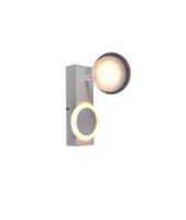 Brilliant G99553/05 Meriza Led Wand Spot Deko Strahler Leuchte Lampe Weiß Modern
