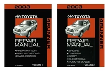 2003 Toyota 4-Runner Shop Service Repair Manual Book Engine Drivetrain OEM