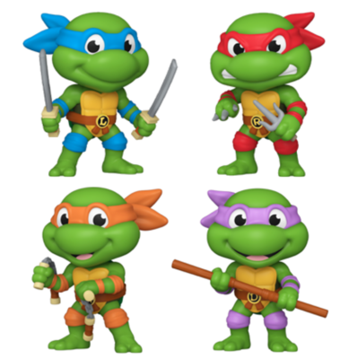 Funko Mystery Mini TMNT - 1 Von 12 Figuren, Vinyl-Sammelfigur, Blindpackung