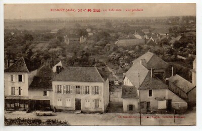 LUSIGNY SUR BARSE  Aube CPA 10 belle vue generale sur la commune