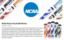 SuperStroke College NCAA Mid Slim 2.0 Team Golf Putter Grip w/ Ball Marker