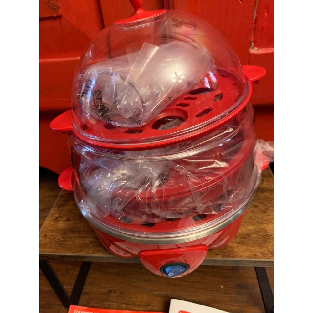 Dash Deluxe Egg Cooker for Hard Boiled Poached Scrambled 12 Eggs Capacity - New Dash Deluxe Egg Cooker for Hard Boiled Poached Scrambled 12 Eggs Capacity - New