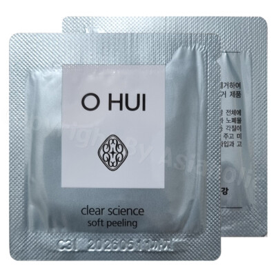 O HUI Clear Science Soft Peeling 1ml (10pcs ~ 130pcs) Sample Newest Version OHUI