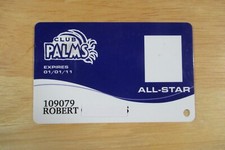 Palms Hotel Casino Las Vegas Nevada Club Players Slot Card ALL-STAR Robert 