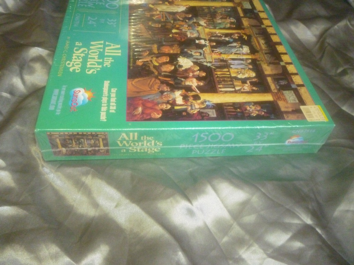 1500ピース ジグソーパズル All the World's a Stage All the World's a Stage 1500 Piece Jigsaw Puzzle Shakespeare