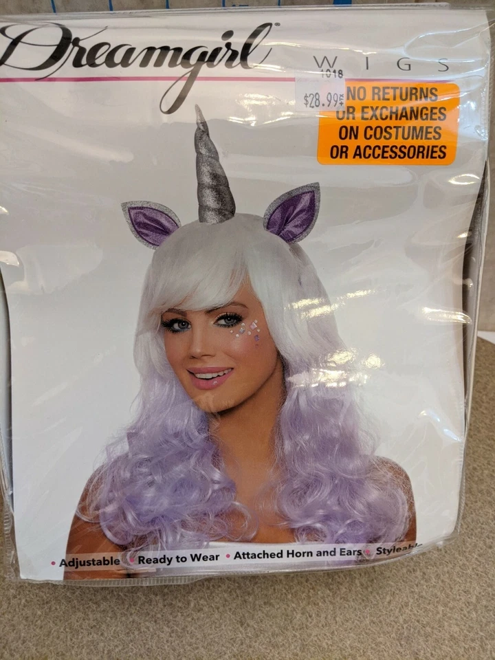 Pelucas Dreamgirl Vestir Halloween Jugar Pierna Avenida Pelucas Una Variedad para Elegir Foto 4 de 4