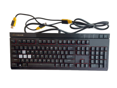 CORSAIR Strafe Mechanical Gaming Keyboard   Cherry MX Red Switches, RGB Backlit