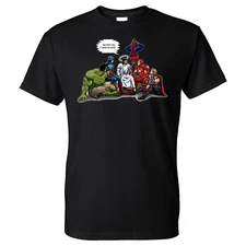 And That's How I Saved The World Jesus Avengers Superheroes A T-Shirt 