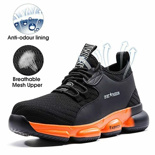 STEEL TOE CAP WORK SAFETY TRAINERS MENS WOMENS BOOT SHOES LIGHTWEIGHT - Picture 6 of 12